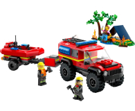 LEGO City 60412 Terenowy wóz strażacki z łodzią ratunkową - 1203367 - zdjęcie 3